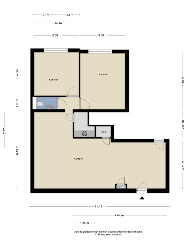 Burgemeester Prinsensingel 38 – Roosendaal – Plattegrond