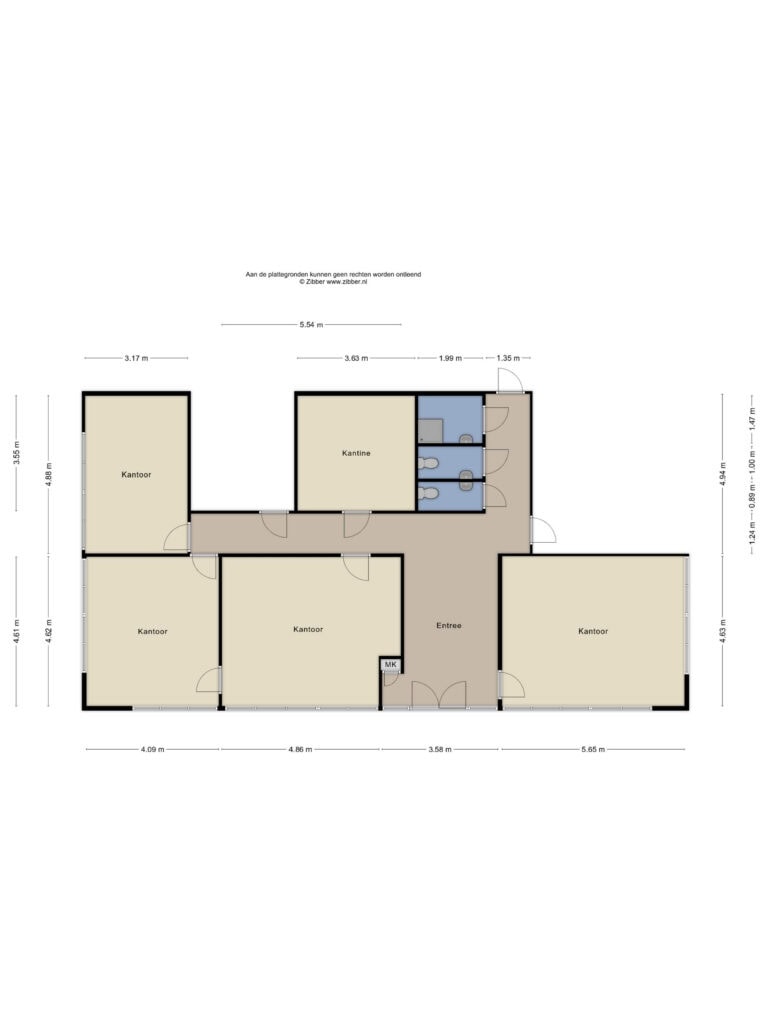 Voltweg 18 – Hoogerheide – Plattegrond